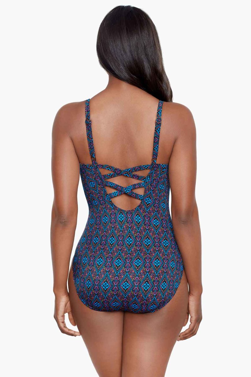 Women's Multicolor Romani Captivate One Piece - Miraclesuit USA | KW406430A4