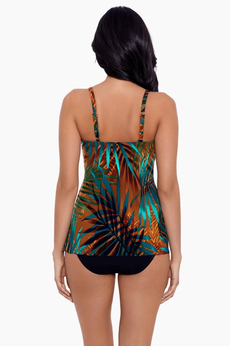 Women's Multicolor Tamara Tigre Marina Tankini Tops - Miraclesuit USA | RZ238903S1