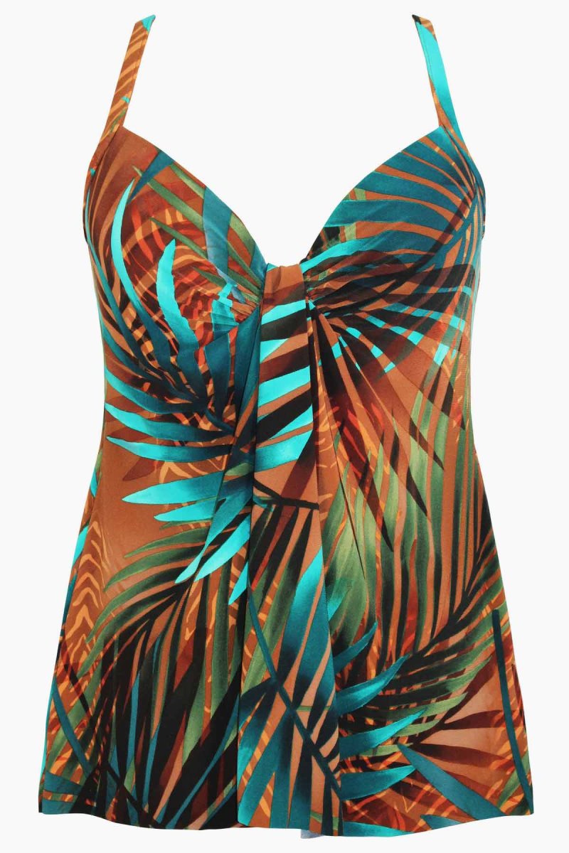 Women's Multicolor Tamara Tigre Marina Tankini Tops - Miraclesuit USA | RZ238903S1