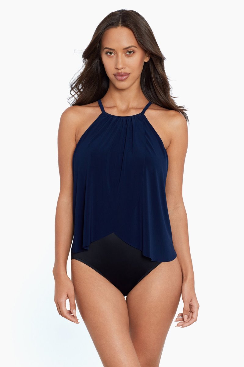 Women's Navy Aubrey One Piece - Miraclesuit USA | GY132013F1
