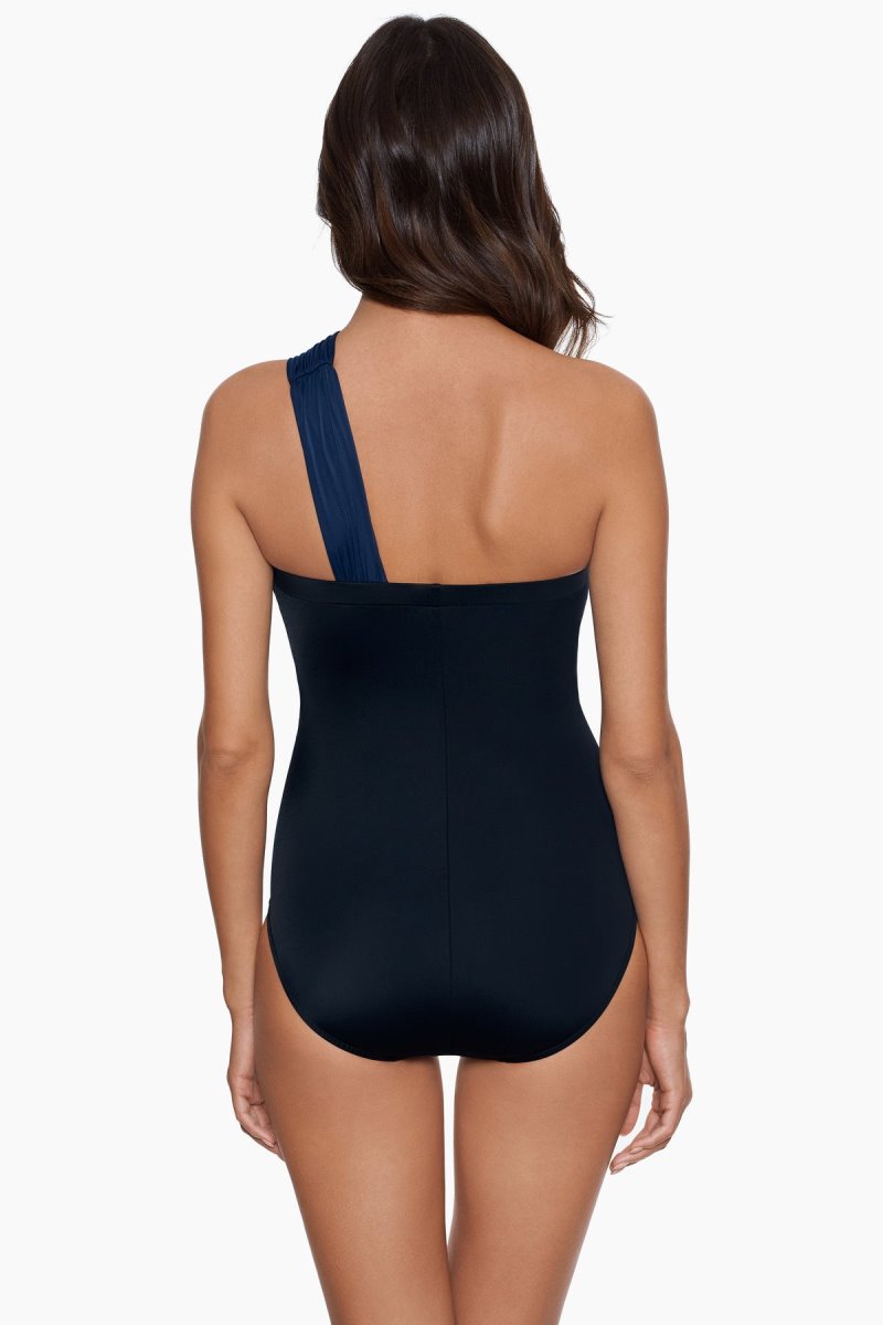 Women's Navy Colorblock GoDDess One Piece - Miraclesuit USA | WK405410O0