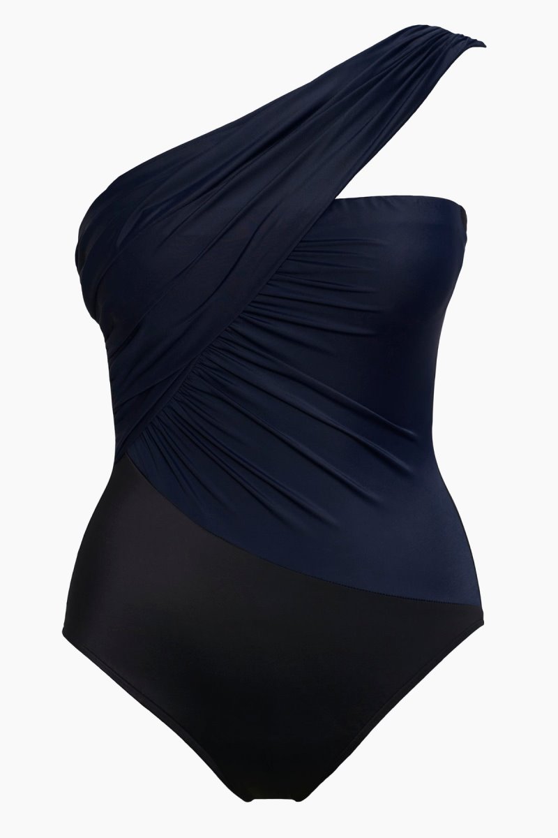 Women's Navy Colorblock GoDDess One Piece - Miraclesuit USA | WK405410O0