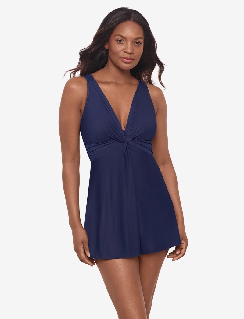 Women's Navy Must Haves Marais DD Cups One Piece - Miraclesuit USA | BJ680748Q9