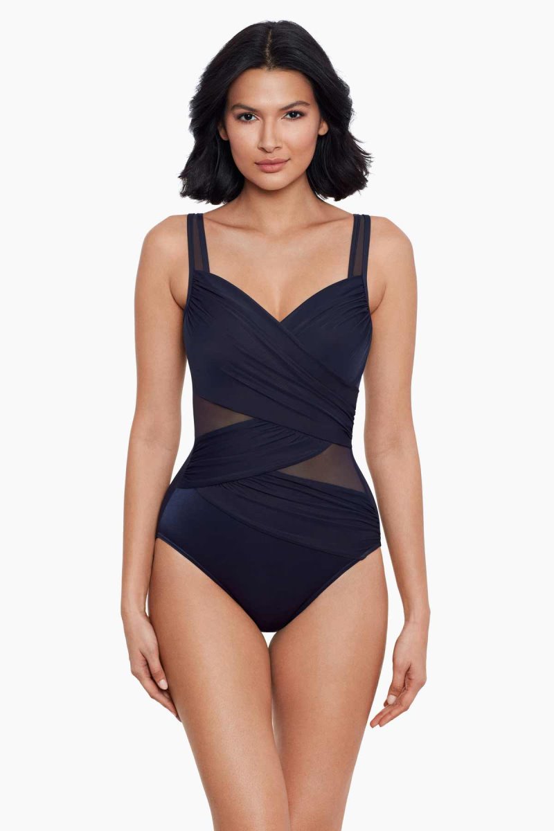 Women\'s Navy Network New Sensations Madero One Piece - Miraclesuit USA | HO833453L8