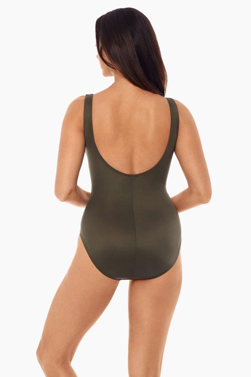 Women's Olive Must Haves Escape One Piece - Miraclesuit USA | TN645684H3