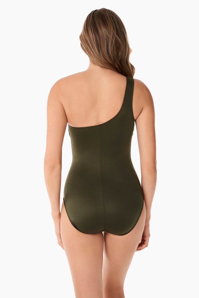 Women's Olive Network Jena One Piece - Miraclesuit USA | DA864896B9