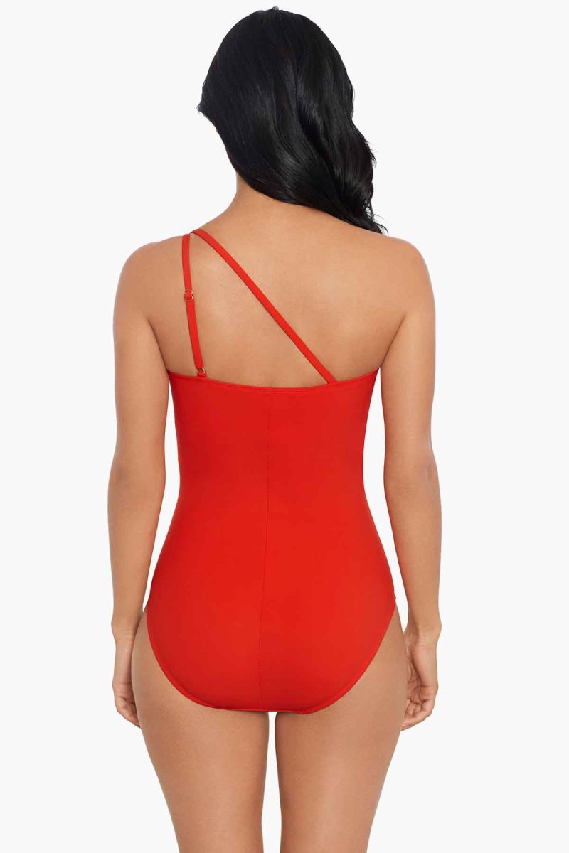 Women's Orange Hyper Link Charlize One Piece - Miraclesuit USA | EC938903M1