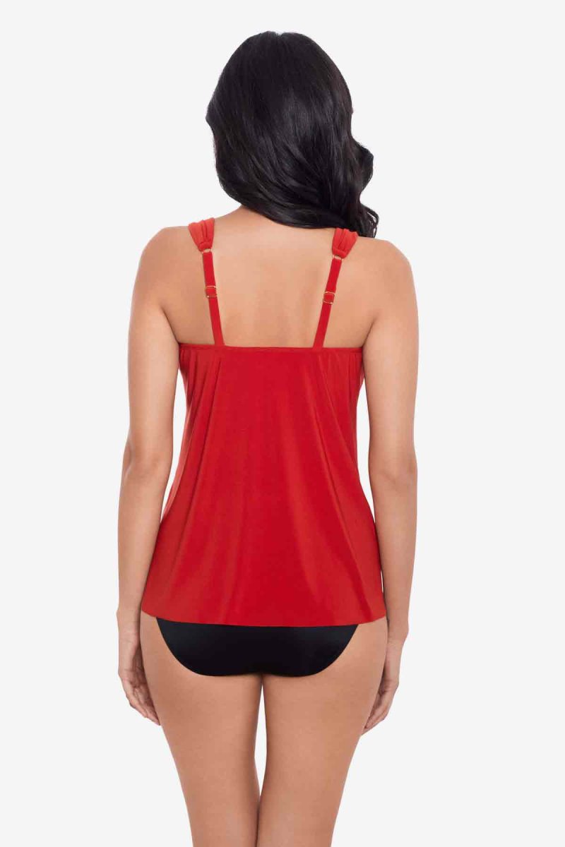 Women's Orange Razzle Dazzle Tankini Tops - Miraclesuit USA | PM725662X7