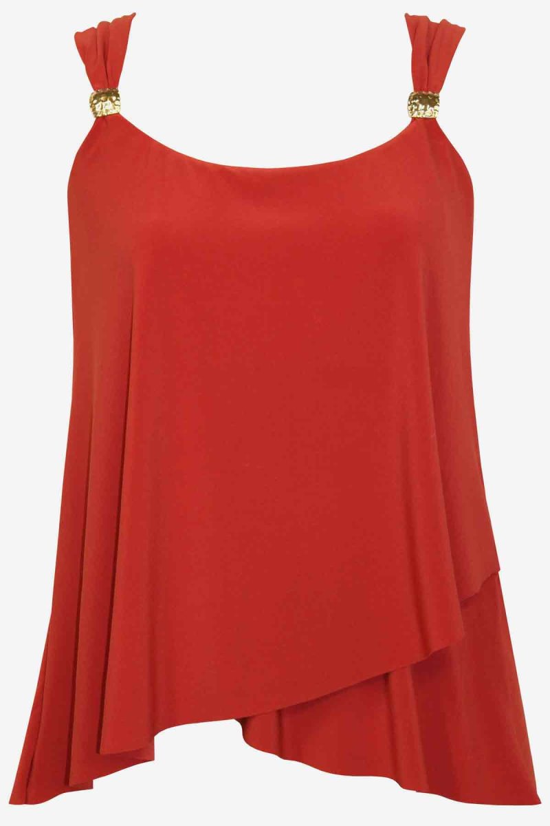 Women's Orange Razzle Dazzle Tankini Tops - Miraclesuit USA | PM725662X7