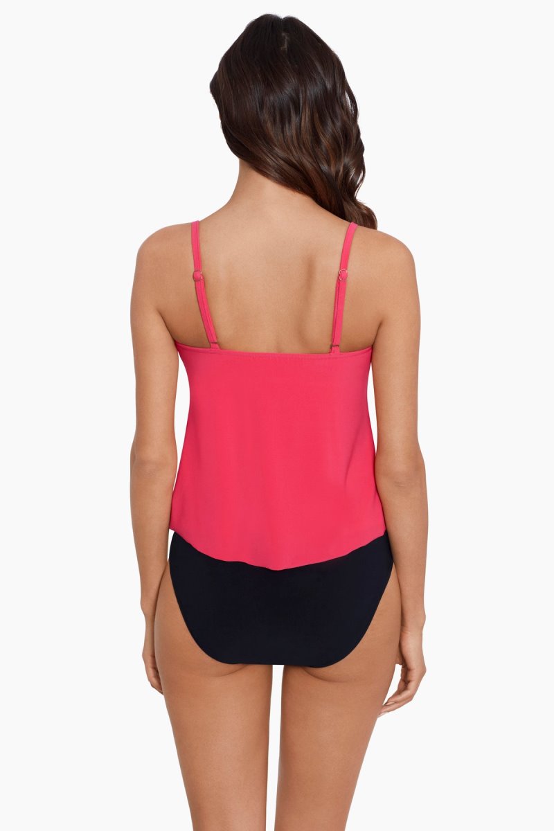 Women's Pink Rita Tankini Tops - Miraclesuit USA | CK213901A8