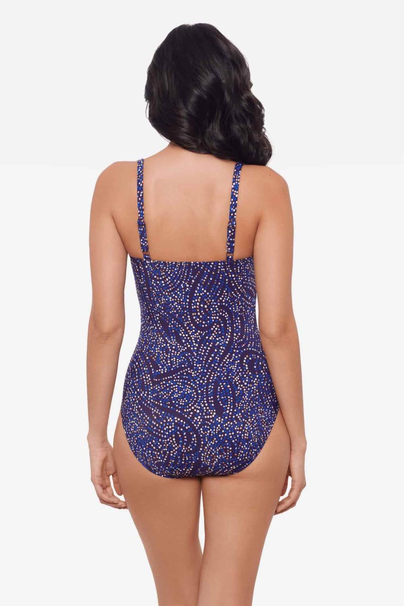 Women's Plum / Multicolor Spotlight Starr One Piece - Miraclesuit USA | VX093329M6