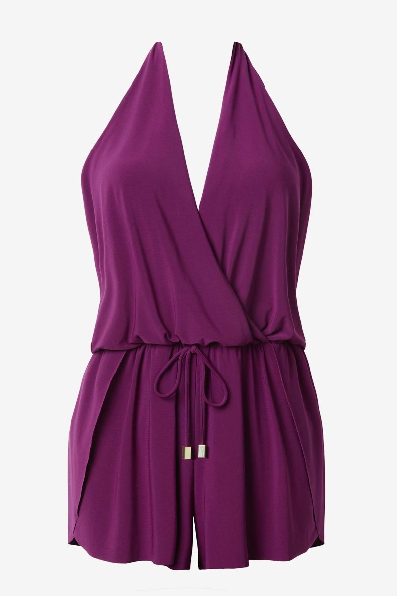 Women's Purple Bianca One Piece Romper - Miraclesuit USA | OX555465P7