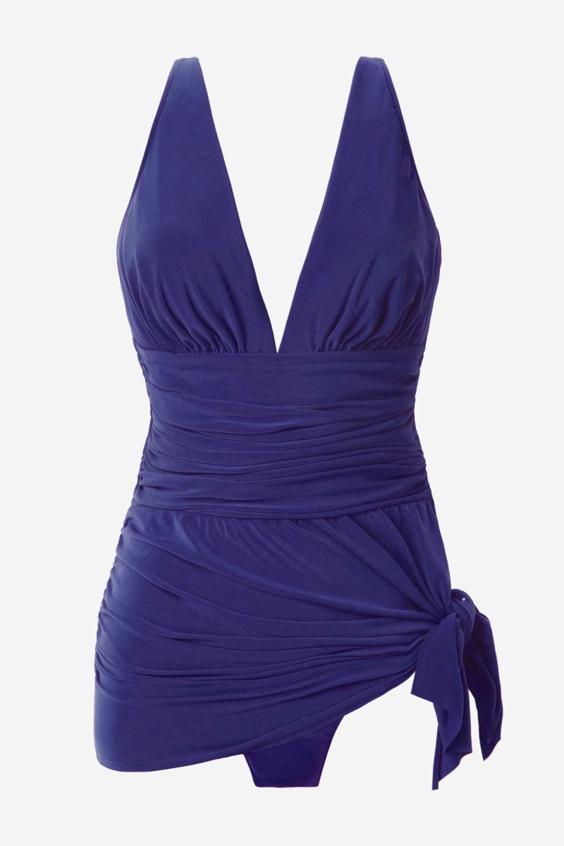 Women's Purple Celine Swim Dress - Miraclesuit USA | NU334213B4
