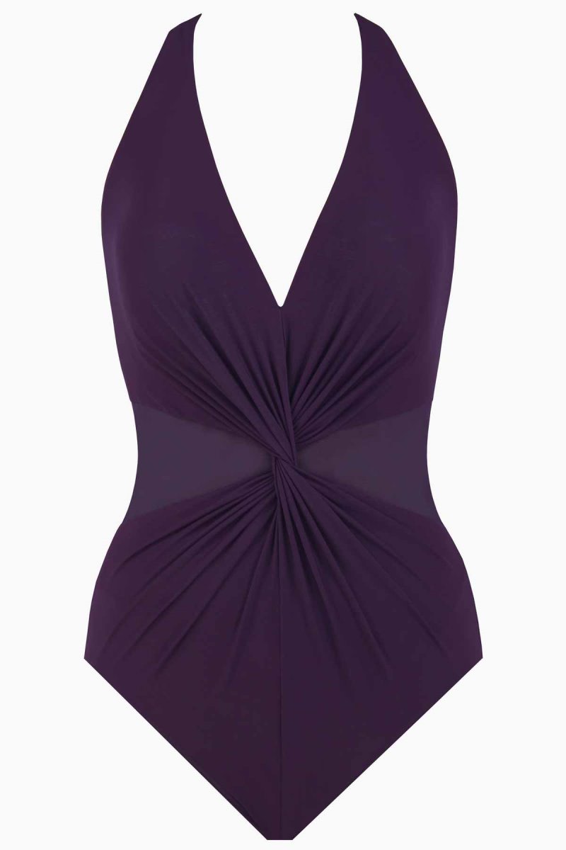 Women's Purple Illusionists Wrapture One Piece - Miraclesuit USA | QD403090V4