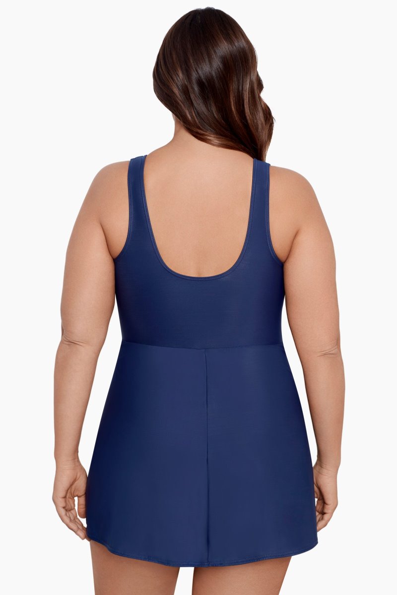 Women's Purple Plus Size Must Haves Marais One Piece - Miraclesuit USA | TK357335Q9
