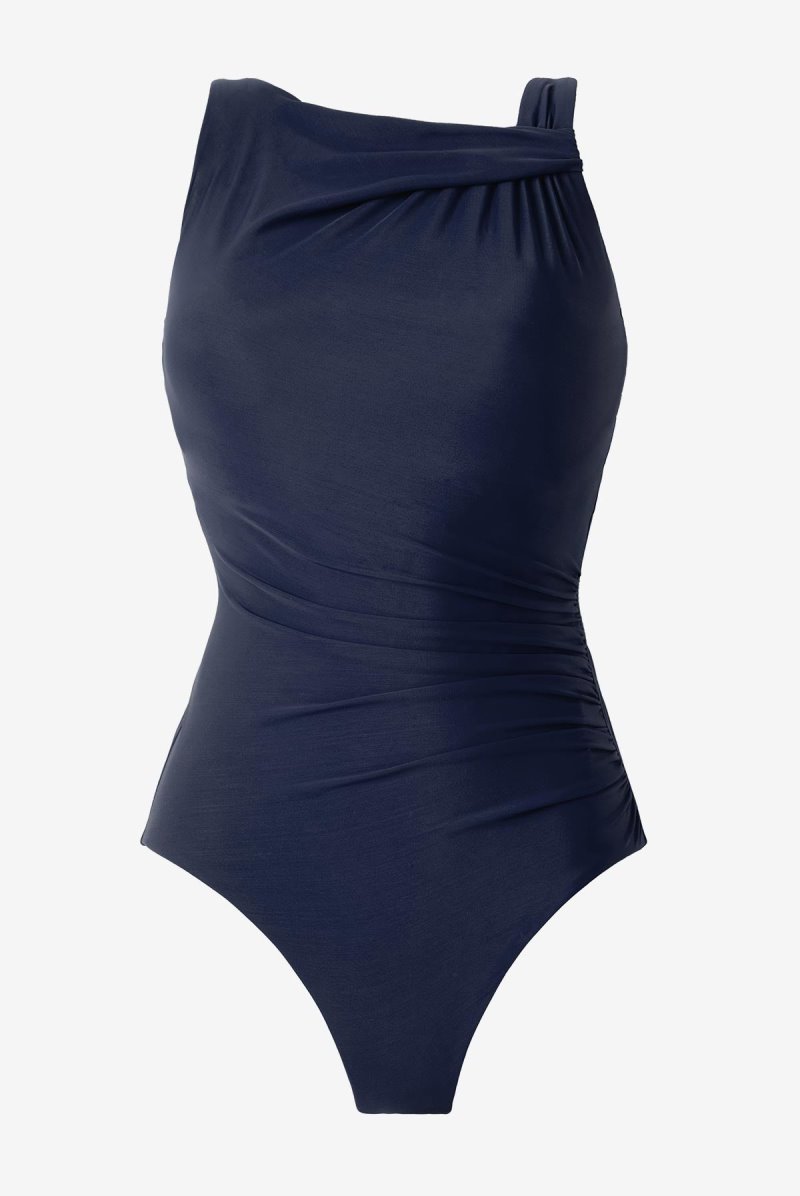 Women's Purple Rock Solid Avra One Piece - Miraclesuit USA | LT023102I9