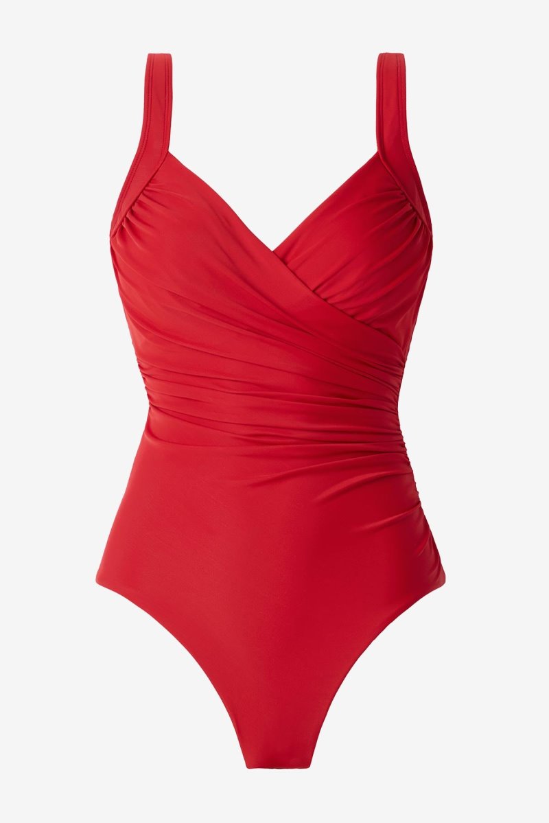 Women's Red Plus Size Sanibel One Piece - Miraclesuit USA | FO595549M7
