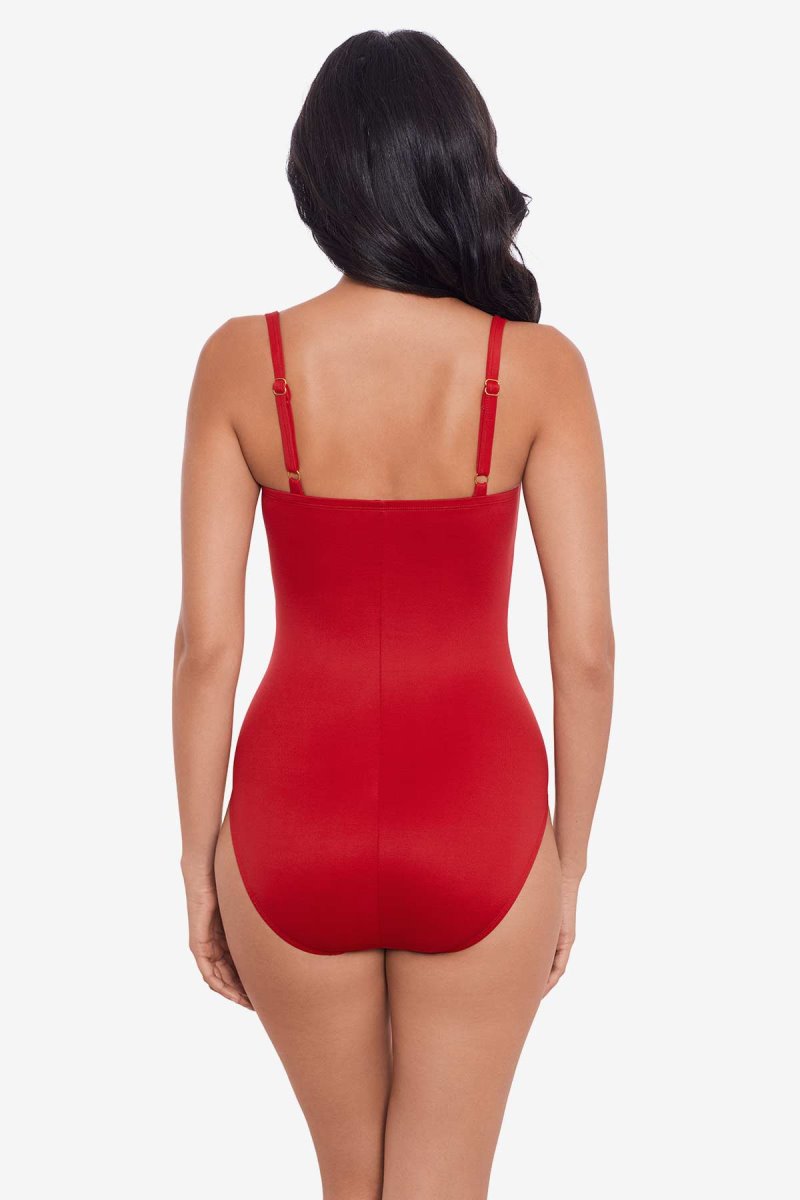 Women's Red Rock Solid Starr One Piece - Miraclesuit USA | FM602180C0