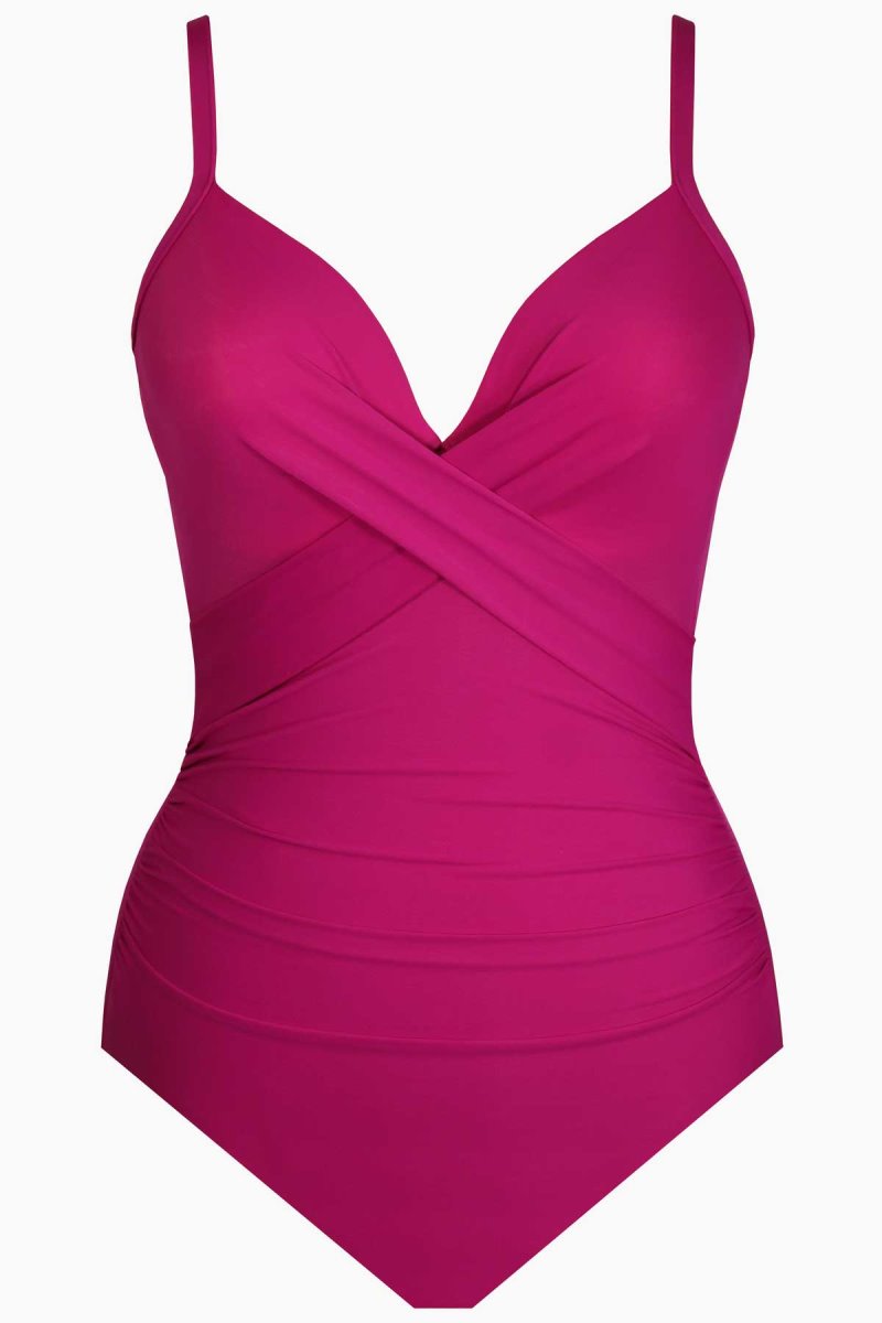 Women's Rose Rock Solid Captivate One Piece - Miraclesuit USA | LU476987H9