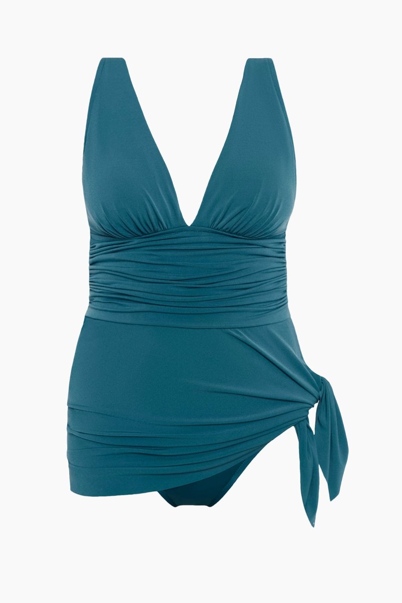 Women's Turquoise Celine Swim Dress - Miraclesuit USA | PA303730E7