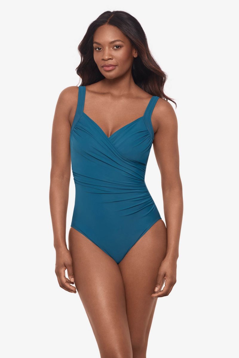 Women's Turquoise Must Haves Sanibel One Piece - Miraclesuit USA | TH236723J8