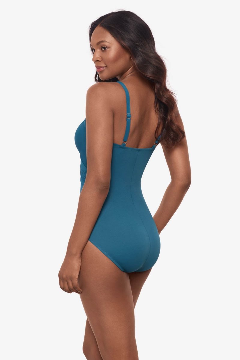 Women's Turquoise Network Mystique One Piece - Miraclesuit USA | HA172117W6