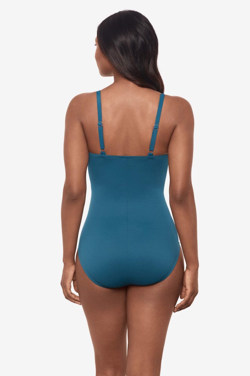 Women's Turquoise Network Mystique One Piece - Miraclesuit USA | HA172117W6