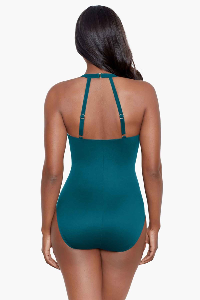 Women's Turquoise Razzle Dazzle Bling One Piece - Miraclesuit USA | RI267816F4