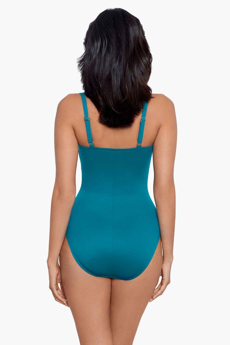 Women's Turquoise Rock Solid Starr One Piece - Miraclesuit USA | NQ658695V4